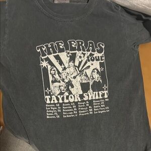 Taylor Swift The Eras Tour Kids Shirt - Dark Grey